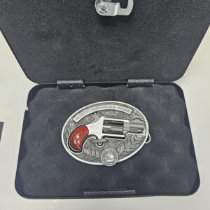 North American Arms Mini .22LR 1.125" barrel Belt Buckle Holster and Lockable Case